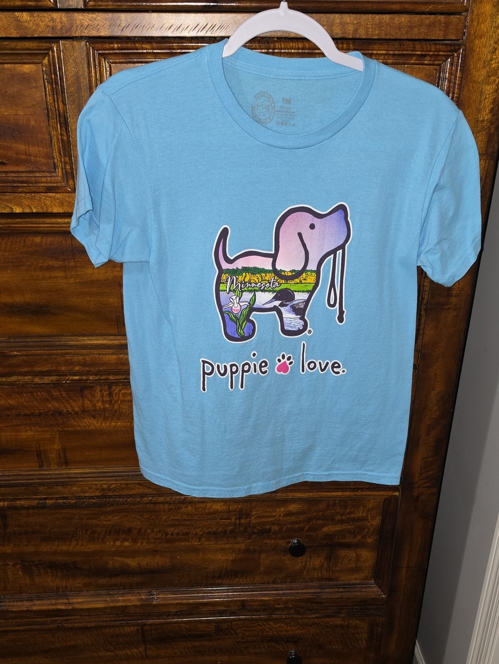 Girls Youth Medium Puppie Love Tshirt! Scheels